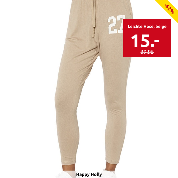 Leichte Hose, beige