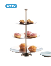 Apéroplatte, 3 Etagen, Ø 16/20/25 x H 36 cm