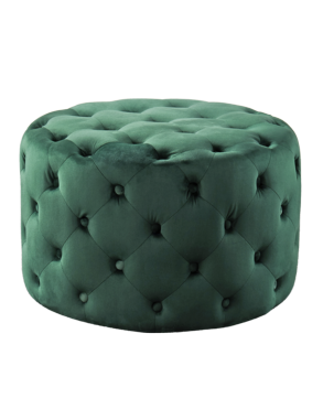 Hocker ChesterfieldØ 63 x H 39 cm, grün