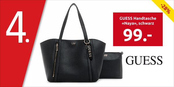 GUESS Handtasche «Naya», schwarz