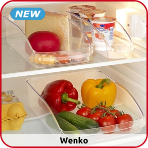 Wenko Kühlschrank-Organizer, 3 Stück