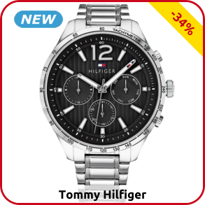 Tommy Hilfiger Herrenuhr, silberfarben