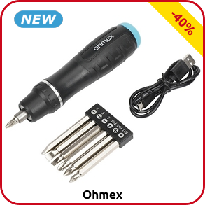 Ohmex Wiederaufladbarer USB-Schraubenzieher,  260 U/Min.