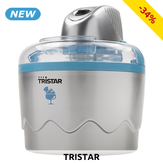 TRISTAR Eismaschine, für Joghurt-, Sahne- und Wasserglace