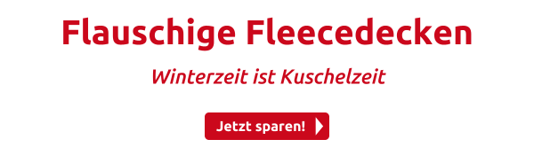 Flauschige Fleecedecken