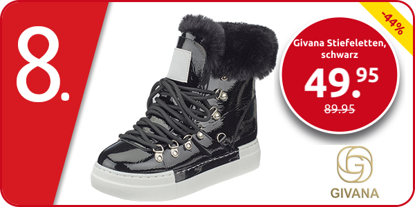 Givana Stiefeletten, schwarz