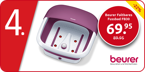 Beurer Faltbares Fussbad FB30