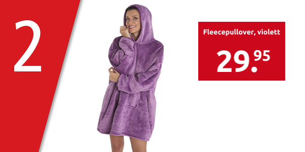 Fleecepullover, violett