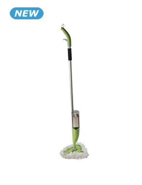 Spray-Mopp Dreieck, L Stiel 127 cm, grün