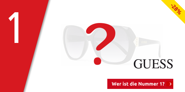 GUESS Damensonnenbrillen, goldfarbenes Dekor, schwarz