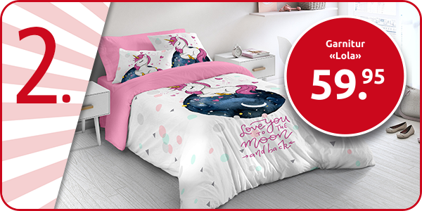 Garnitur «Lola» 160 x 210 cm + 65 x 100 cm