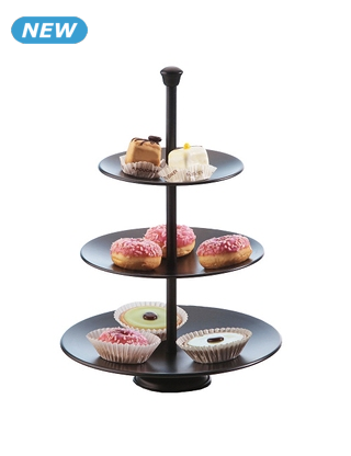 Etagere 3-stöckig, H 36,5 cm