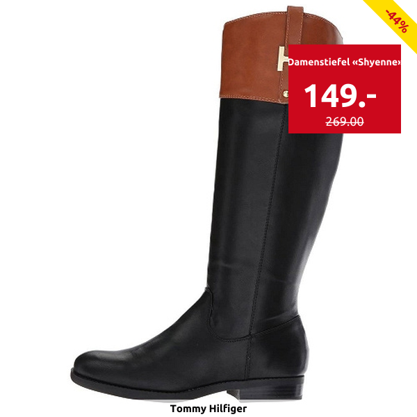 Tommy Hilfiger Damenstiefel «Shyenne», braun/schwarz