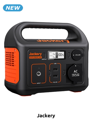 Jackery Ladestation 240 W «Explorer», lädt bis zu 4 Geräte