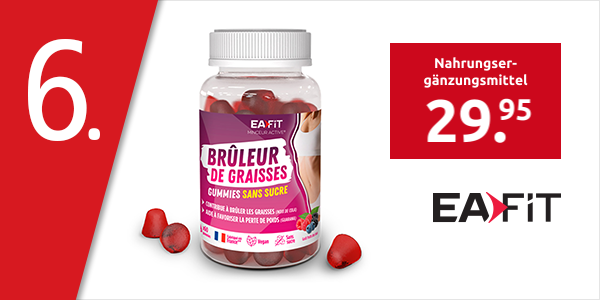 Eafit Nahrungsergänzungsmittel «Fettverbrenner Gummies», 60 Stück