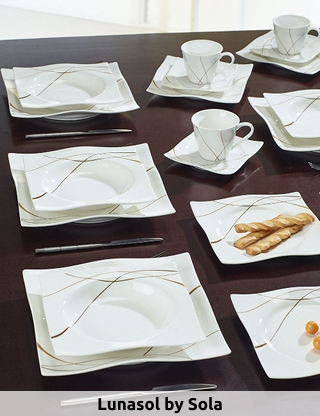 Tafelservice «Larissa», 30-teilig