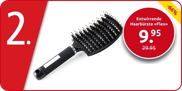 Entwirrende Haarbürste «Flex»