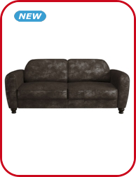 Sofa «Huston», 2-Sitzer, im Vintage-Lederlook, B 176 cm