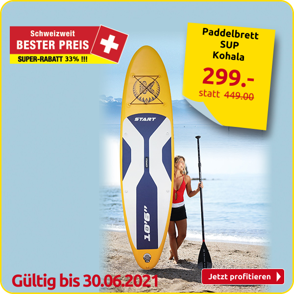 Paddelbrett SUP Kohala, aufblasbar, 320 cm