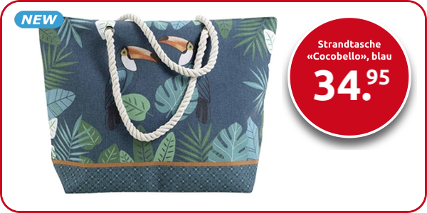 Strandtasche «Cocobello», blau