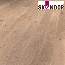 Parkett Skandor 12.0 Eiche Crystal Oak Landhausdiele 1-Stab Langdiele