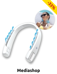 Tragbarer Nackenventilator «Cool 2 Go», Länge verstellbar 15 - 42 cm