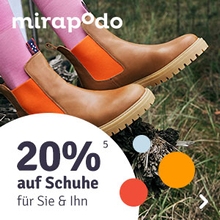20% auf Schuhe für Sie & Ihn