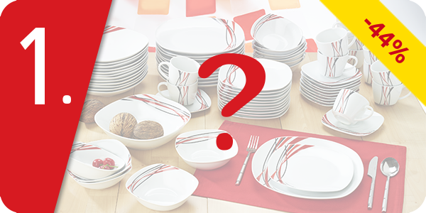 Tafelservice «Nina», 73-teilig