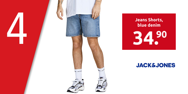 JACK & JONES Jeans Shorts, blue denim
