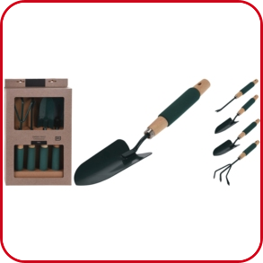 Gartengeräte, 4er-Set