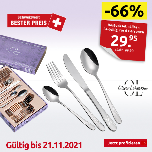 Besteckset «Lilas», 24-teilig, für 6 Personen