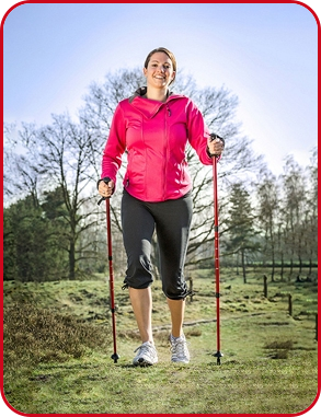 Trekking-Stöcke, Anti-Schockfederung