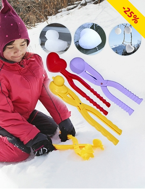 Schneeballzange, 3 Stück