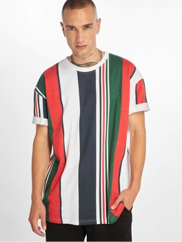 Urban Classics T-Shirt Heavy Oversized Big Stripe in weiß 