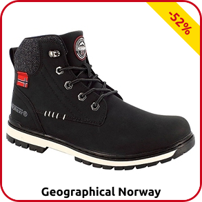 Geographical Norway, Herren-Stiefeletten, schwarz