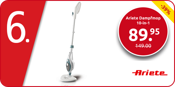 Ariete Dampfmop 10-in-1