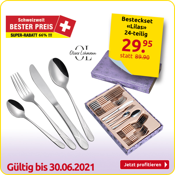 Besteckset «Lilas», 24-teilig, für 6 Personen
