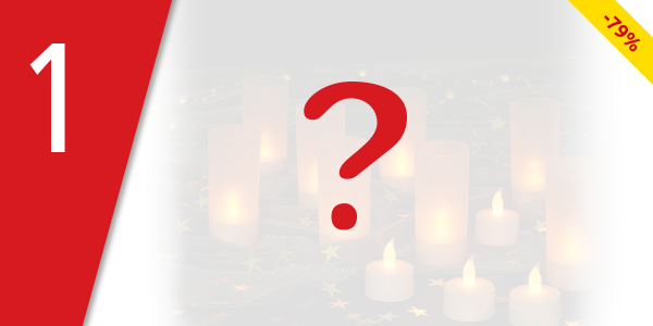 LED-Kerzen mit Ladegerät, 12 Stück