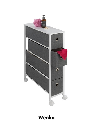 Wenko Badkommode «Easy», 79 x 58 x 20 cm, anthrazit