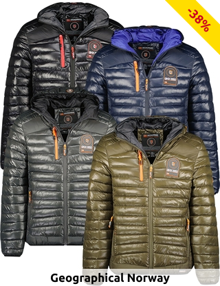 GEOGRAPHICAL NORWAY EXPEDITION Herrenjacke «Briout», wattiert, khaki