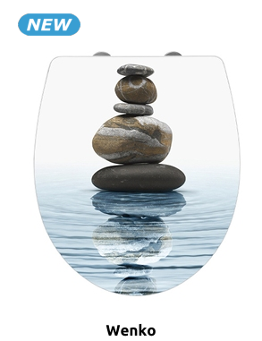 WENKO WC-Sitz «Zen», 38x44,5 cm