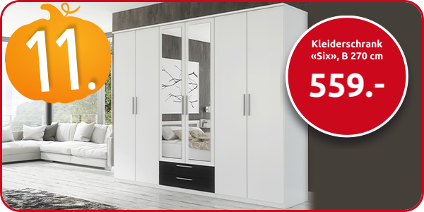 Kleiderschrank «Six», B 270 cm