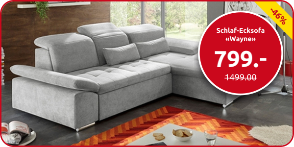 Schlaf-Ecksofa «Wayne»