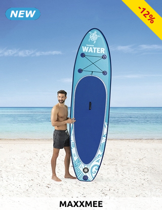 Paddelbrett SUP «Passion Water», L 300 cm, blau