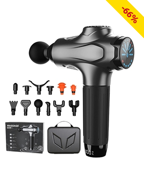 Muskelmassage-Gun, 12 Massageköpfe, 7 Geschwindigkeiten