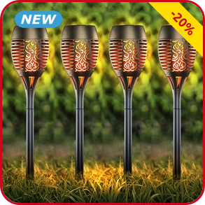 Solar-Lampen, 4 Stück, 10 LED