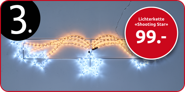 Lichterkette « Shooting Star», 400 LEDs, L 180 cm