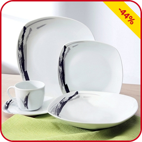 Tafelservice «Square» 30-teilig, 6 Personen