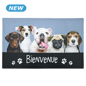 Fussmatte «Dogs», 45 x 75 cm