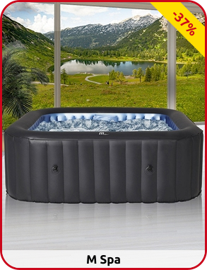 MSpa «Relaxo» aufblasbar, 4 Personen, 108 Jet-Düsen